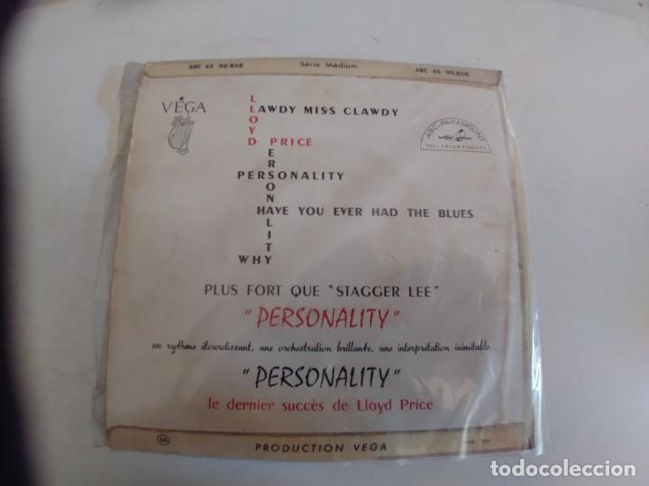 Discos de vinilo: LLOYD PRICE-EP PERSONALITY +3 - Foto 2
