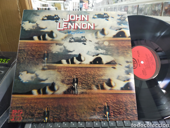 Discos de vinilo: John Lennon LP mind Games u.k. 1973 - Foto 1