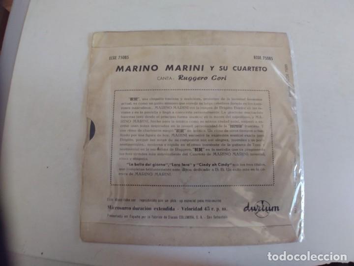 Discos de vinilo: MARINO MARINI-EP BEBE +3 - Foto 2