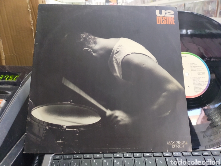 Discos de vinilo: U2 maxi Desire Espa&ntilde;a 1988 - Foto 1