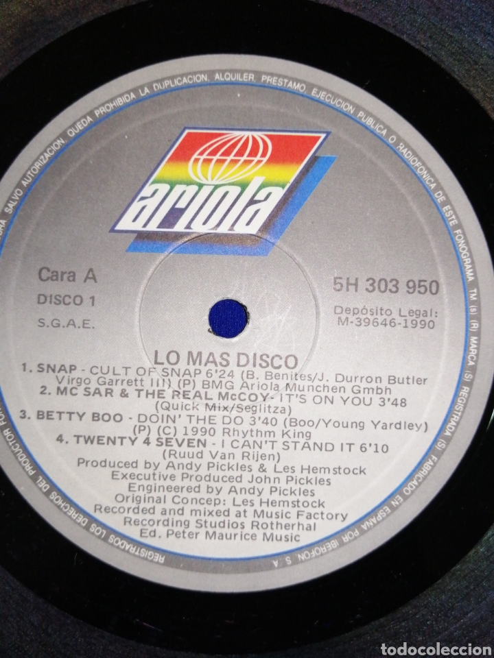 Discos de vinilo: LO M&Aacute;S DISCO (doble disco) - Foto 7