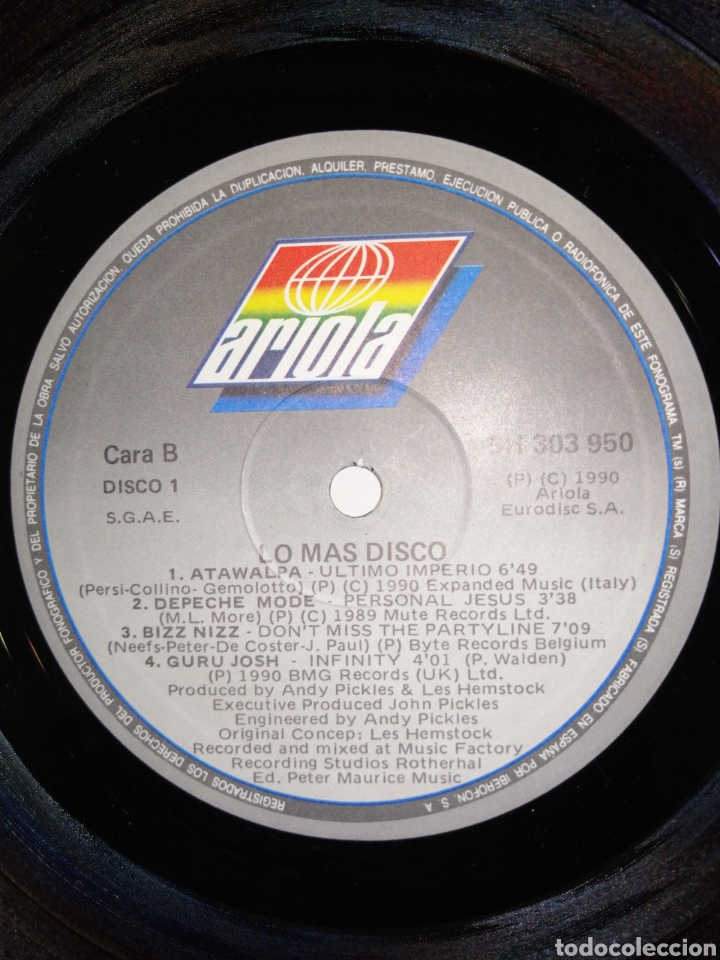 Discos de vinilo: LO M&Aacute;S DISCO (doble disco) - Foto 8