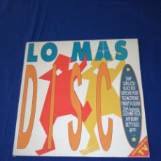 Discos de vinilo: LO MÁS DISCO (DOBLE DISCO). Lote 354949783