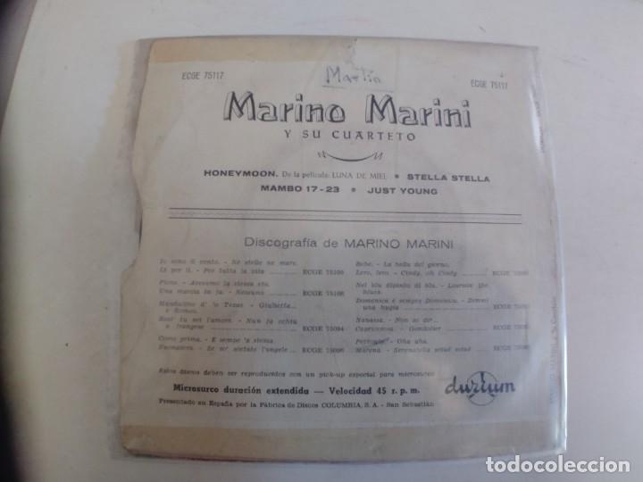 Discos de vinilo: MARINO MARINI-EP HONEYMOON +3 - Foto 2