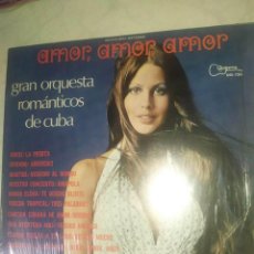 Discos de vinilo: GRAN ORQUESTA ROMANTICOS DE CUBA - AMOR , AMOR , AMOR LP. Lote 355014818