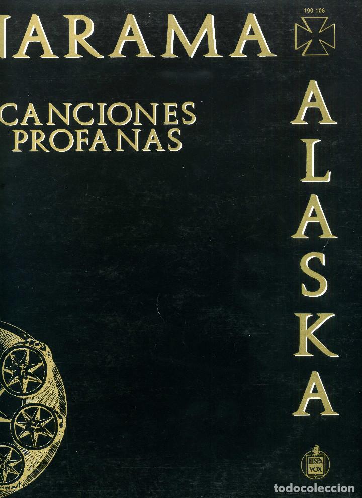 Discos de vinilo: ALASKA Y DINARAMA - CANCIONES PROFANAS - Foto 2