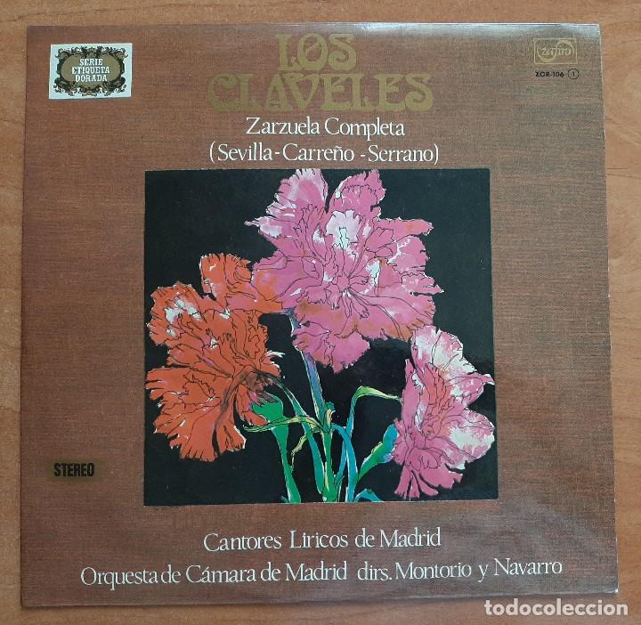 Discos de vinilo: LP ZARZUELA COMPLETA : LOS CLAVELES - Foto 1