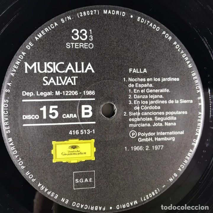 Discos de vinilo: MUSICALIA - SALVAT - DISCO N&ordm; 15. Falla - Foto 6
