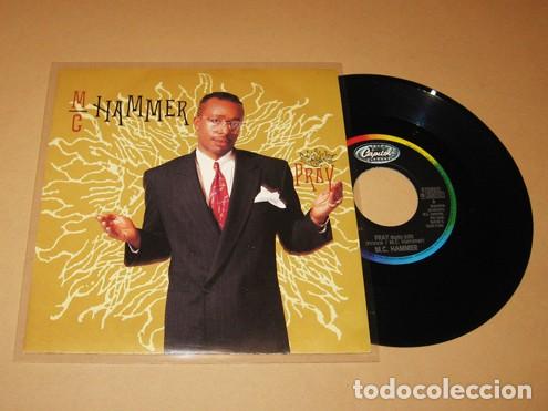 Discos de vinilo: MC HAMMER - PRAY - SINGLE - 1990 - Foto 1