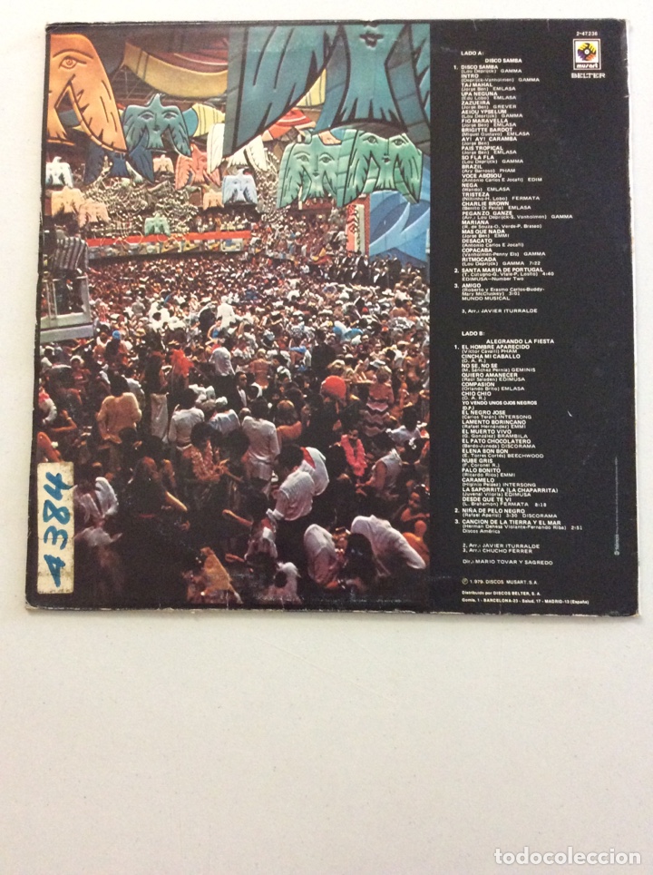 Discos de vinilo: Los Jo&atilde;o. Disco samba. - Foto 2