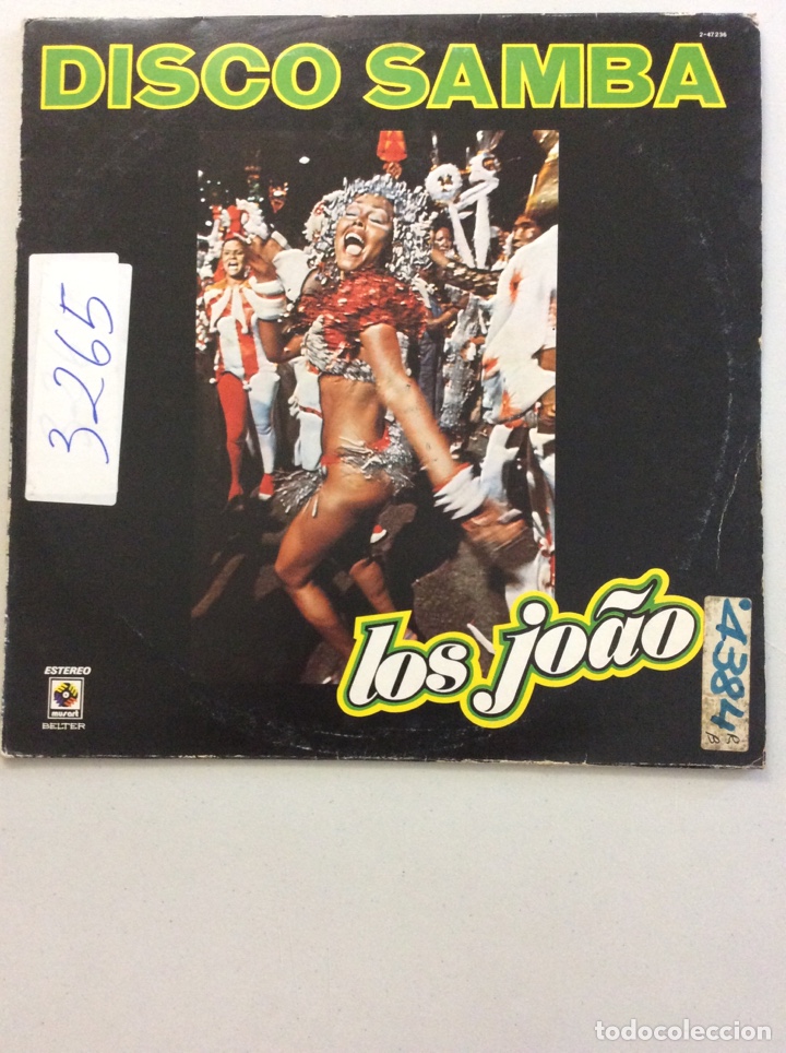 Discos de vinilo: Los Jo&atilde;o. Disco samba. - Foto 1