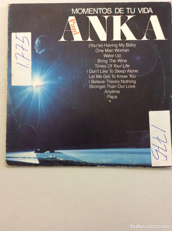 Discos de vinilo: Paul Anja. Momentos de tu vida. - Foto 1