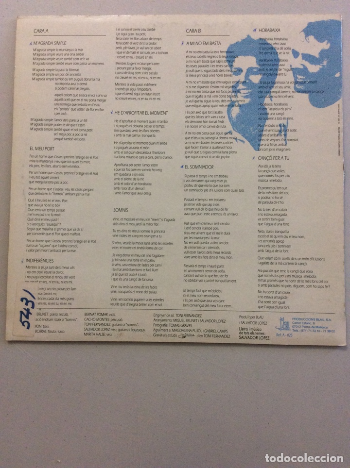 Discos de vinilo: Salvador i Marta. Simple. - Foto 2