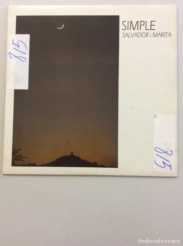 Discos de vinilo: Salvador i Marta. Simple. - Foto 1