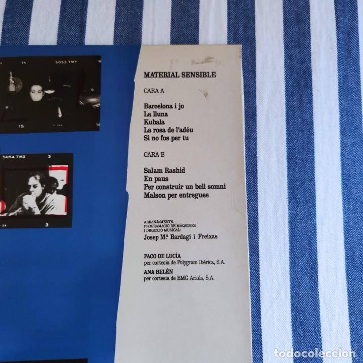 Discos de vinilo: Antiguo Vinilo/LP Joan Manuel Serrat, Material Sensible. - Foto 4
