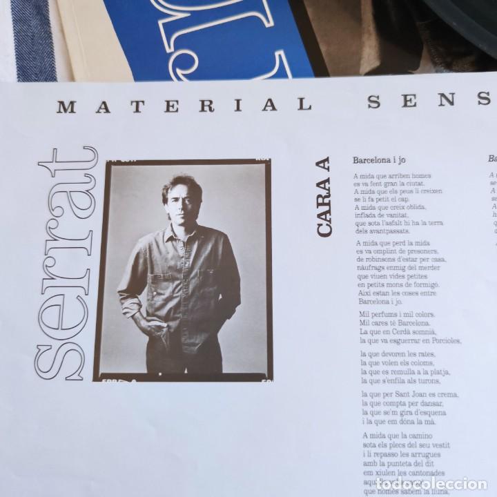 Discos de vinilo: Antiguo Vinilo/LP Joan Manuel Serrat, Material Sensible. - Foto 10
