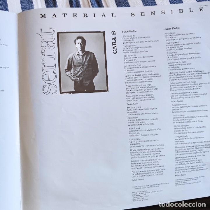 Discos de vinilo: Antiguo Vinilo/LP Joan Manuel Serrat, Material Sensible. - Foto 14