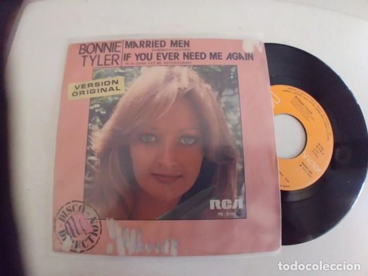 Discos de vinilo: BONNIE TYLER-SINGLE MARRIED MEN - Foto 1