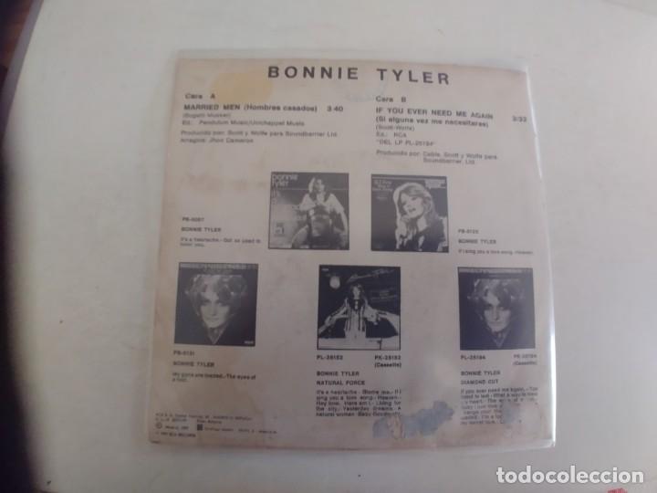 Discos de vinilo: BONNIE TYLER-SINGLE MARRIED MEN - Foto 2