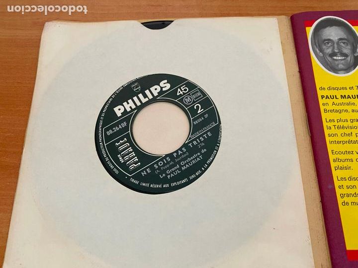 Discos de vinilo: PAUL MAURIAT (LA SOURCE) SINGLE CON CATALOGO FRANCIA (EPI8) - Foto 2