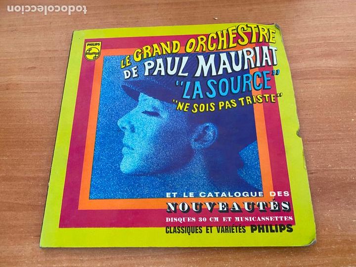 Discos de vinilo: PAUL MAURIAT (LA SOURCE) SINGLE CON CATALOGO FRANCIA (EPI8) - Foto 1
