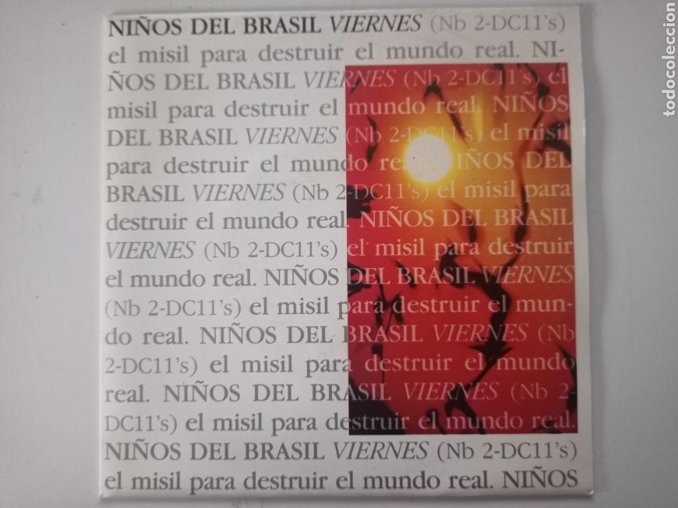 Discos de vinilo: Los Ni&ntilde;os del Brasil - Viernes - Foto 1