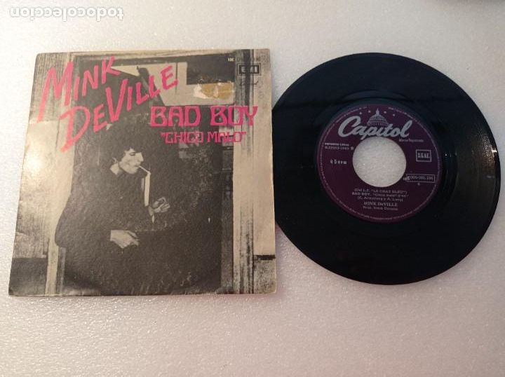 Disques de vinyle: Single EMI Minsk DEVILLE BAD BOY. &rdquo;Chico malo&rdquo; 1980