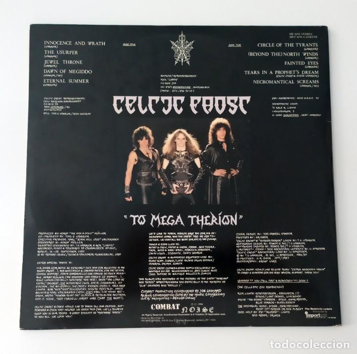 Discos de vinilo: LP CELTIC FROST - TO MEGA THERION - Foto 2