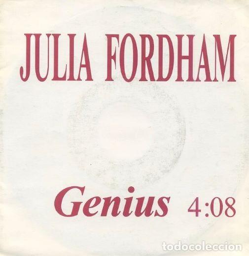 Discos de vinilo: SINGLE, JULIA FORDHAM. GENIUS, PORCELAIN. SG-1007 - Foto 1
