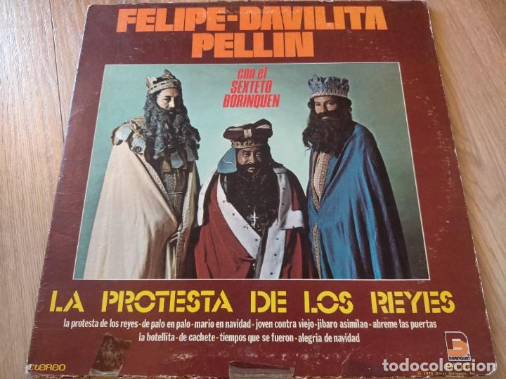 Dischi in vinile: FELIPE-DAVILITA PELLIN CON EL SEXTETO BORINQUEN-LA PROTESTA DE LOS REYES