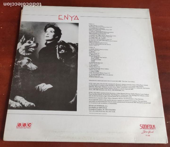 Discos de vinilo: ENYA - LP - 1990 - THE CELTS - EDICION ESPA&Ntilde;OLA - Foto 2