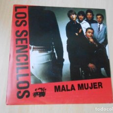 Discos de vinilo: SENCILLOS, LOS, SG, MALA MUJER + 1, AÑO 1990. Lote 355297905