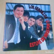 Discos de vinilo: SENCILLOS, LOS, SG, ESTUVE DE VINOS POR TI + 1, AÑO 1991. Lote 355298280