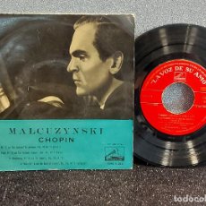 Discos de vinilo: MALCUZYNSKI / CHOPIN / EP-LA VOZ DE SU AMO-1959 / MBC. ***/***. Lote 355327815