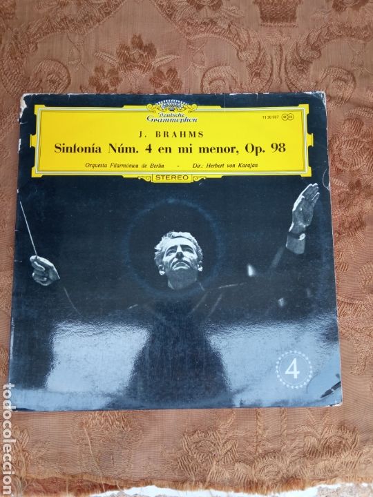 Discos de vinilo: BRAHMS,SIMFONIA n&deg;4 en MI menor - Foto 1