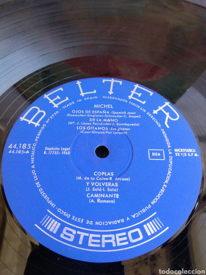 Discos de vinilo: *MICHEL. SPAIN. BELTER. 1968. LX1.3 - Foto 4