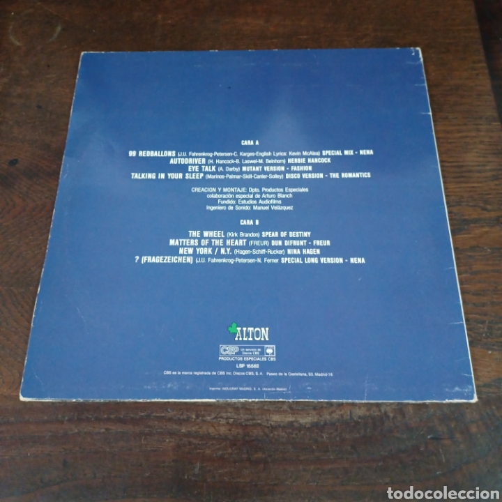 Discos de vinilo: ALTON - QUE HABLE TU CUERPO 1984 CBS - Foto 2