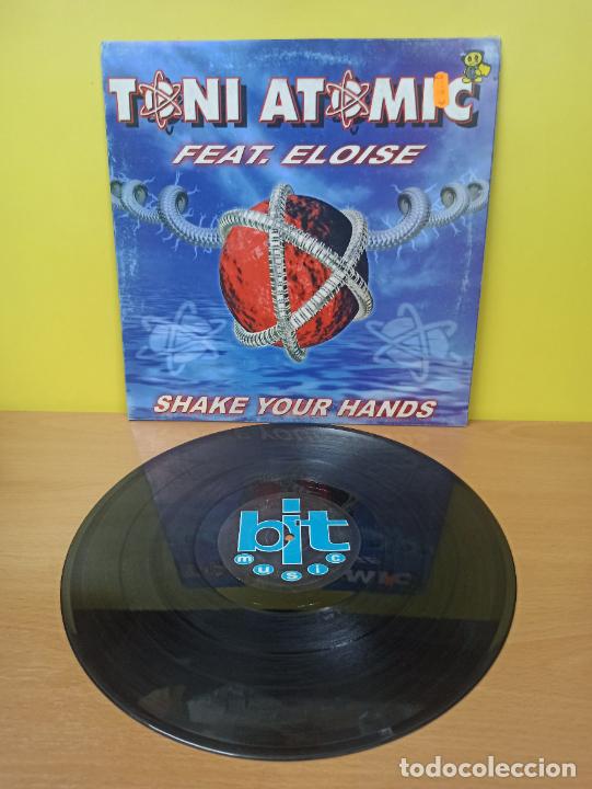 Discos de vinilo: MAXI SINGLE DISCO VINILO TOMI ATOMIC FEAT ELOISE SHAKE YOUR HANDS - Foto 1