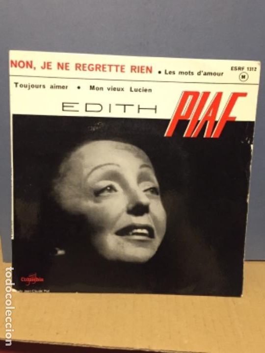Discos de vinilo: Edith Piaf Non, je me regrette rien - Foto 1
