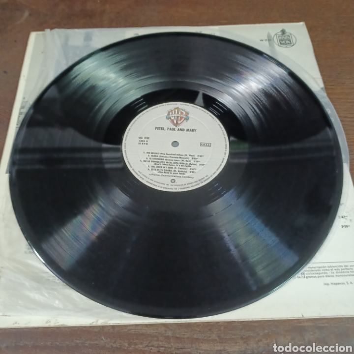 Discos de vinilo: PETER PAUL AND MARY / GRANDES EXITOS 1965 - Foto 5