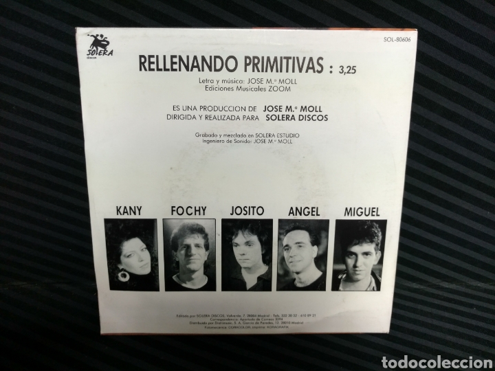 Discos de vinilo: Linea Directa - Rellenando Primitivas (7&rdquo;, Single) - Foto 2