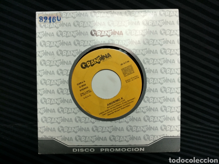 Discos de vinilo: An&oacute;nimo K - Marrakech (7&rdquo;, Single, Promo) - Foto 1