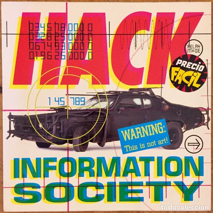 Discos de vinilo: INFORMATION SOCIETY : HACK [TOMMY BOY - ESP 1990] LP - Foto 1