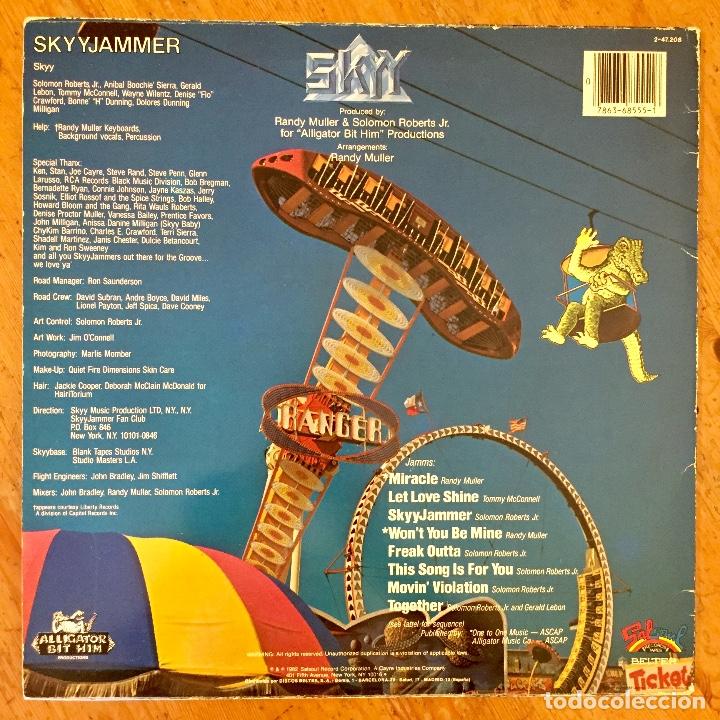Discos de vinilo: SKYY : SKYYJAMMER [SALSOUL - ESP 1982] LP - Foto 2