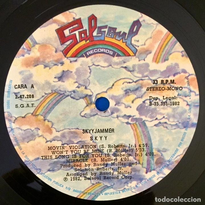 Discos de vinilo: SKYY : SKYYJAMMER [SALSOUL - ESP 1982] LP - Foto 3