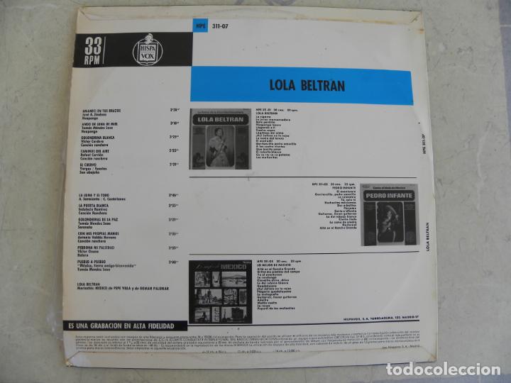 Discos de vinilo: LOLA BELTRAN -LP 1965 - Foto 2