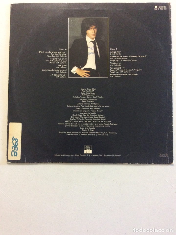 Discos de vinilo: Miguel Gallardo. Sigueme. - Foto 2