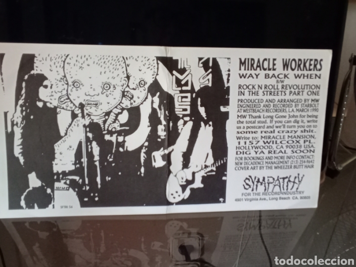 Discos de vinilo: MIRACLE WORKERS 1990 Sympathy for the Records - Foto 4