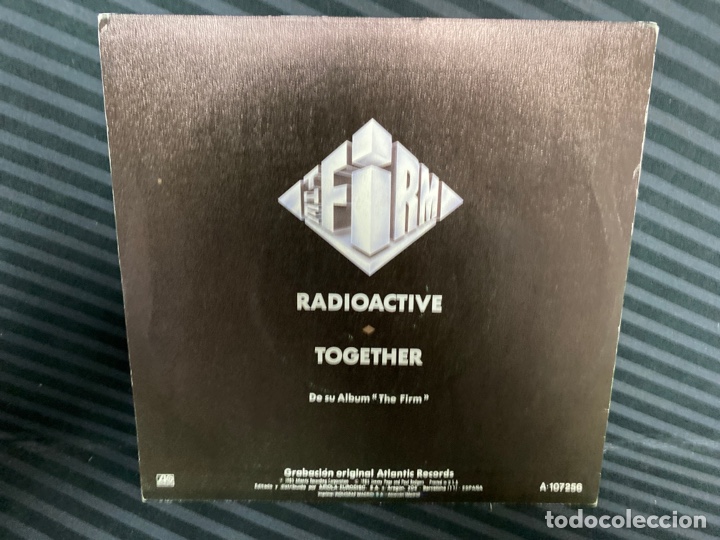 Discos de vinilo: The Firm - Radioactive / Together (7&rdquo;, Single) - Foto 2