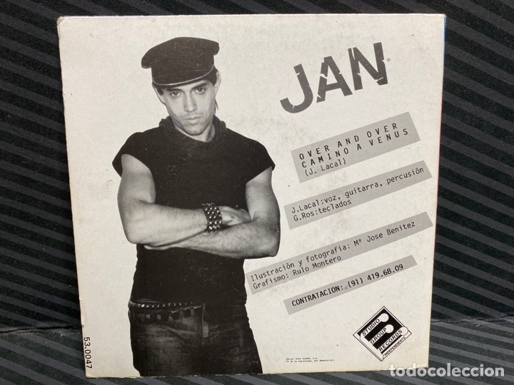 Discos de vinilo: JAN - Over And Over / Camino A Venus (7&rdquo;) - Foto 2
